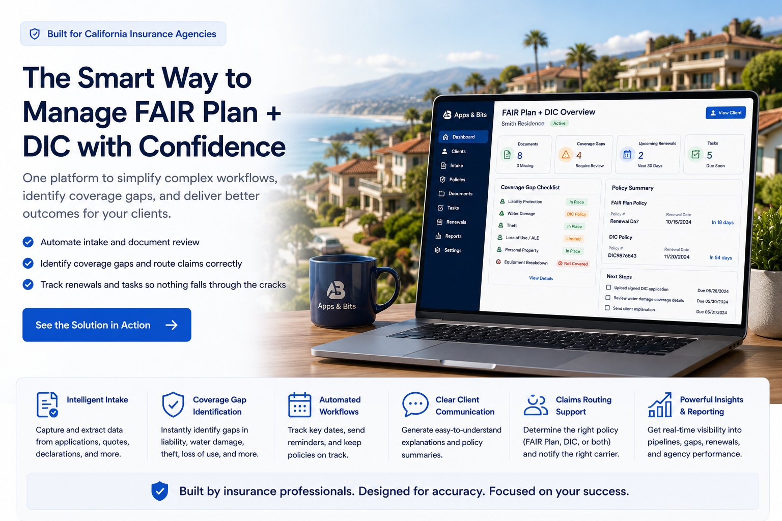 California FAIR Plan and DIC workflow automation